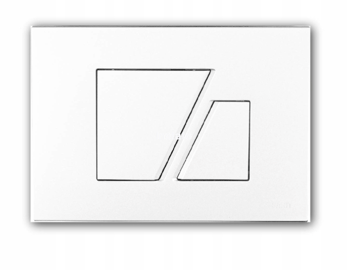 sanit przycisk biały mały dwudzielny